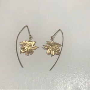 Gold Leaf Earrings